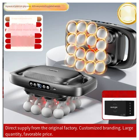 16-Head Deep Tissue Massage Gun
